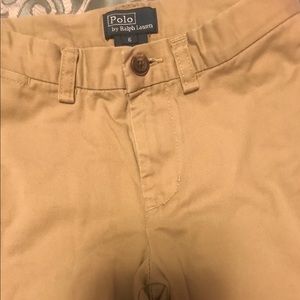 Boys size 6 Ralph Lauren khaki pants